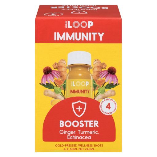 Picture of LOOP COLD-PRESSED WELLNESS SHOTS - IMMUNITY BOOSTER 4X60ML